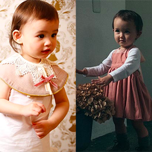 【マールマール】名前入りスタイ＆お食事エプロンセット