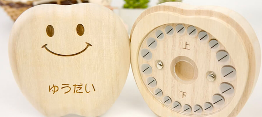 名前入り乳歯ケース ティースくん