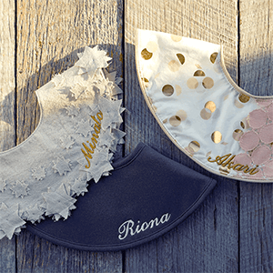 【マールマール】名前入りスタイ