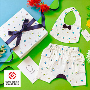 【haruulala】名前入り出産祝い2点セット