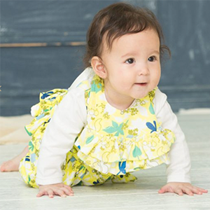 【haruulala】名前入りフリルスタイ