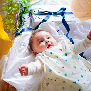 【haruulala】男の子向き名前入りスリーパー